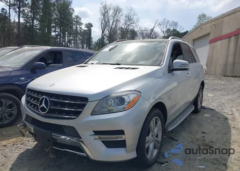 2012 Mercedes-Benz Ml 350 Bluetec 4Matic from USA, damaged, VIN 4JGDA2EB2CA033774
